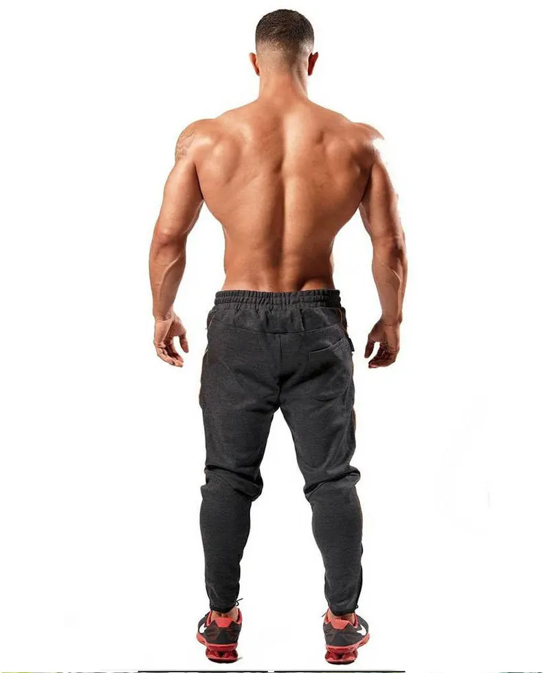 Мужские Брендовые спортивные штаны, Мужские дышащие спортивные брюки, мужские брюки для бега, мужские спортивные штаны с карманами для бодибилдинга