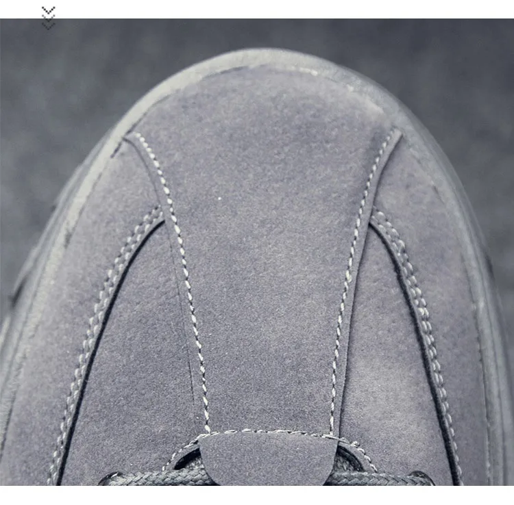 SUROM/Модная классическая повседневная мужская обувь; зимние плюшевые кроссовки на шнуровке из искусственной кожи; удобная мужская обувь на плоской подошве с мехом; Sapato Masculino