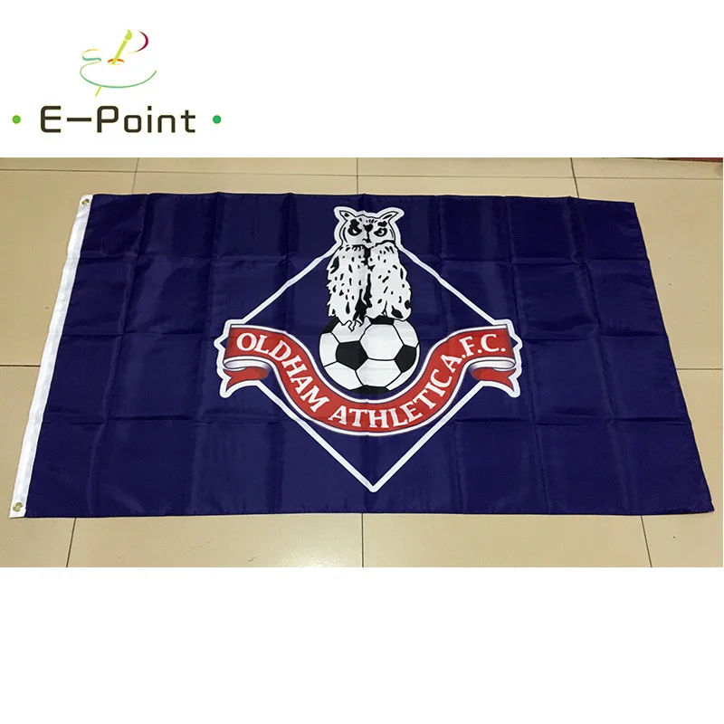 Англия Oldham Athletic AFC 3ft* 5ft(90*150 см) размер рождественские украшения для домашнего флага баннер подарки