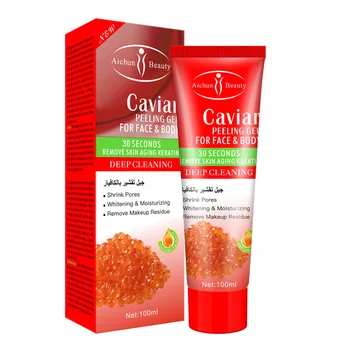 

Deep Cleansing Exfoliating Peeling Gel Facial Cleanser Deep Exfoliator Gel Scrub Smooth Moisturizing Skin Care Cleaner