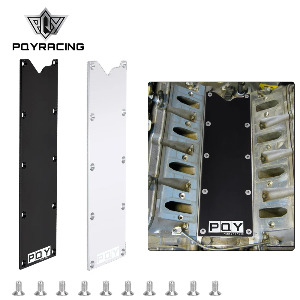 PQY-High Quality VALLEY Pan Cover Plate Low Profile Knock Sensor Delete for LSX LS1 Gen 3 PQY-VCC03