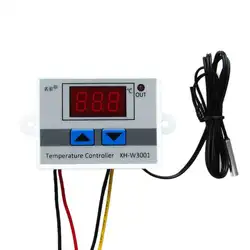 W3001 контроллер температуры цифровой светодиодный контроллер температуры термометр термоконтроллер датчик переключения Dc12/Ac220V