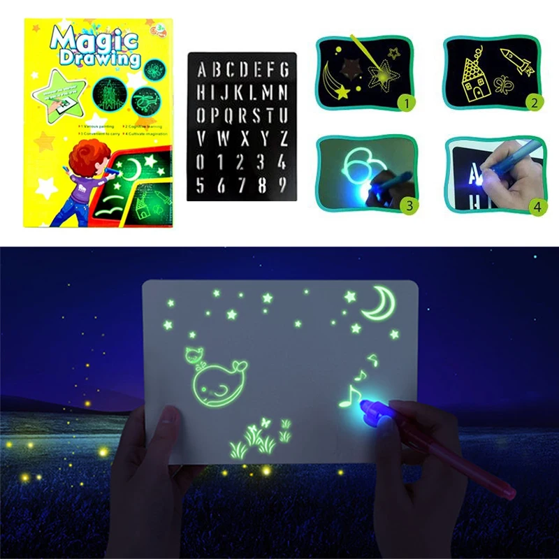 A4/A5 Electronic painting LED Drawing Board Coloring Doodle