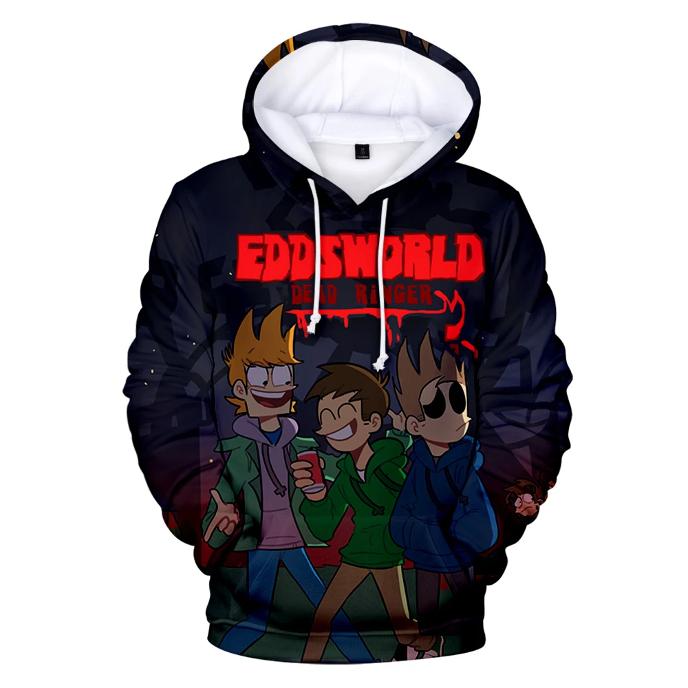 Худи Eddsworld с 3D принтом для мужчин и женщин модная Толстовка длинным рукавом