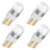 4ШТ T10 W5W Led 3030 1SMD Клиновая Лампа Auto Dome Reading Car Light Sidemarker Sidelight Parking Lights 194 168 Лампочки