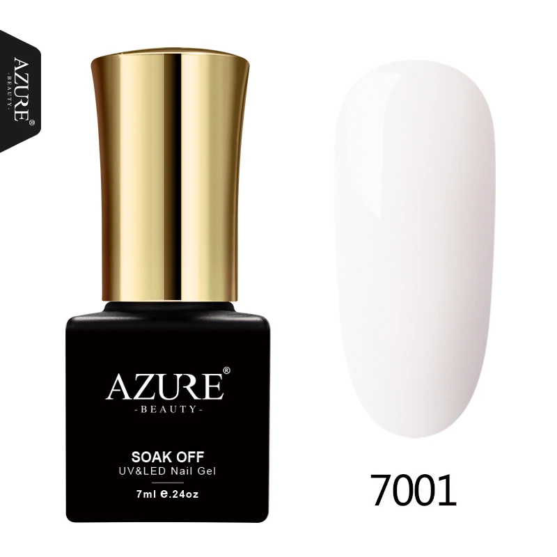 7001 AZURE BEAUTY неоновый Гель-лак для ногтей 7 мл полуперманентный Гель-лак темно-зеленая эмаль стойкий лазурный Гель-лак для ногтей - Цвет: 7001