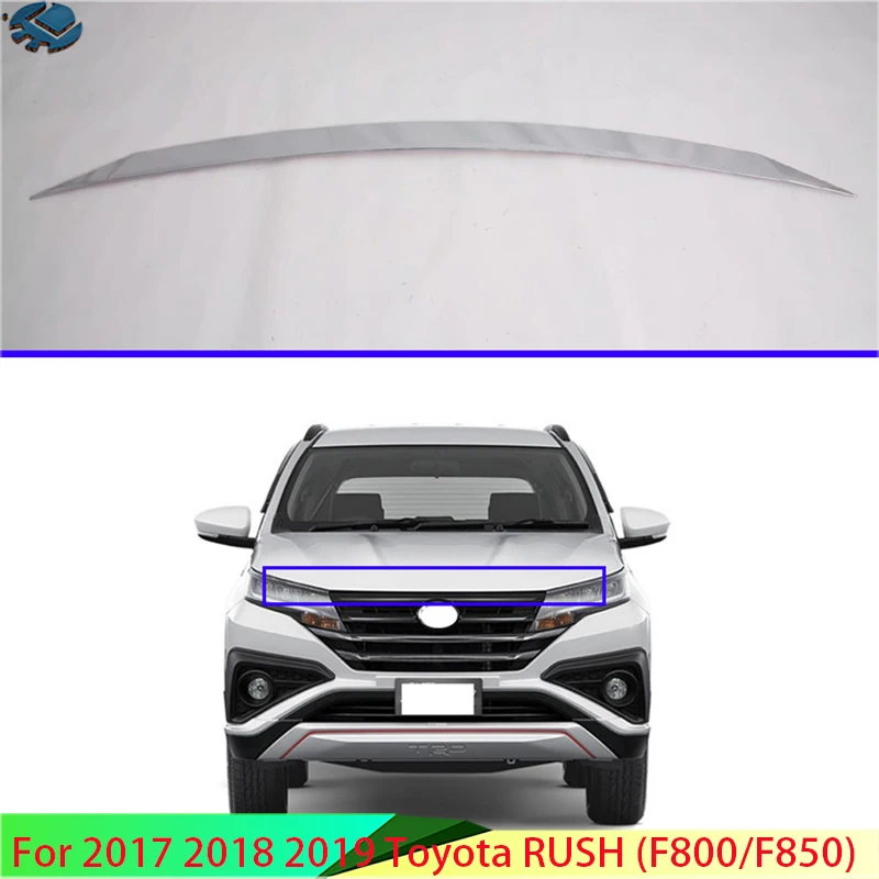 Для 2017 2018 2019 Toyota RUSH (F800/F850) автомобильные аксессуары ABS хромированный передний