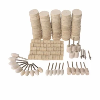 

129pcs Polisher Grinding Wheels Accessories Jewelry Polishing Power Tools Wool Felt Metal Wheel Brushes