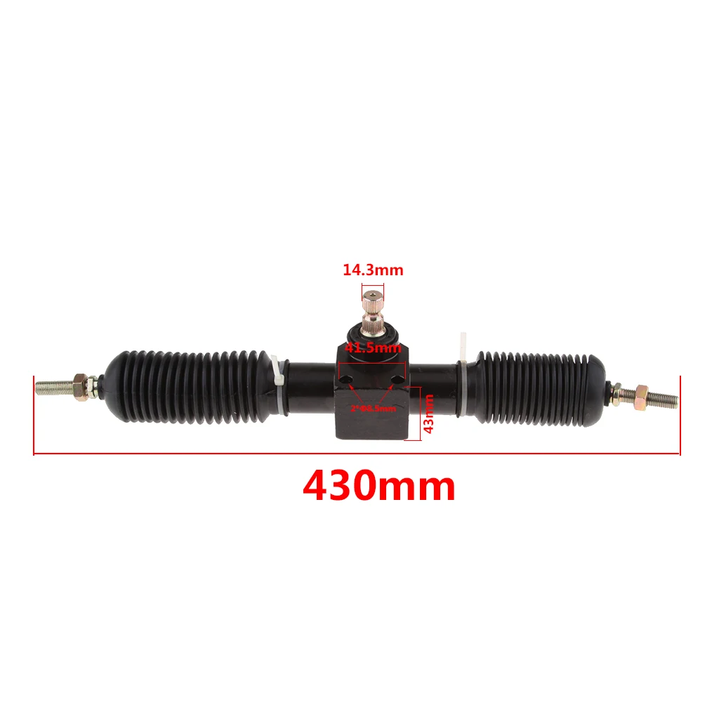 Universal 430mm Power Steering Gear Box Rack Pinion Assembly