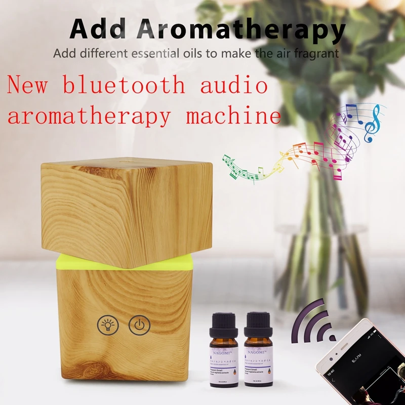 Новый bluetooth аудио ароматерапия машина мини увлажнитель воздуха эфирное масло