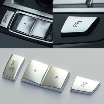

Ccessories Buttons Cover Trim Chrome Gear Shift For BMW 5 Series F10 F07