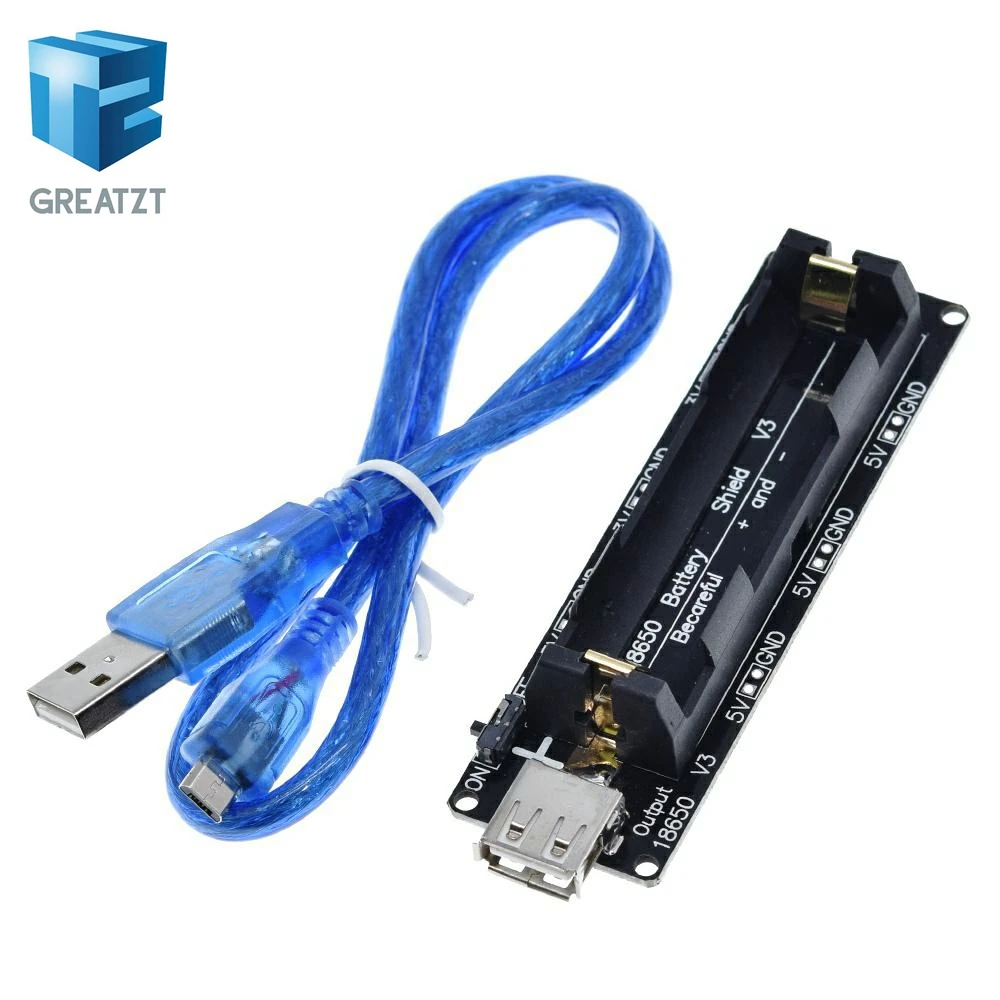 ESP32 ESP32S для Wemos Raspberry Pi 18650 плата зарядки аккумулятора V3 Micro USB порт Type A 0.5A
