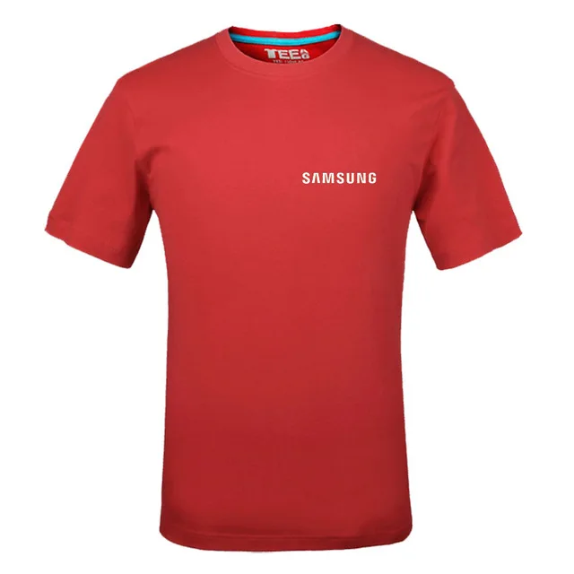 Футболка с логотипом samsung модная футболка с круглым вырезом и принтом букв футболка с короткими рукавами g