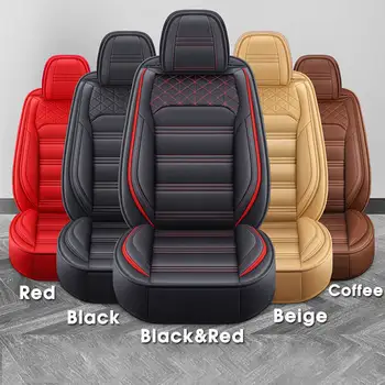 

Universal Luxury Car Seat Cover Leather Seat Cushion with Headrests For toyota RAV4 for vw/honda /accord Auto Accessories