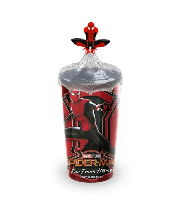 Marvel Человек-паук: вдали от дома чашка для воды и ведро попкорна MCU фильм герои модель человек-паук игрушка Коллекционная ребенок подарок - Цвет: 10