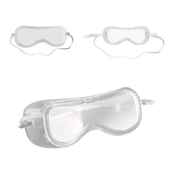 

For Industrial Lab Work Eye Protection Protective Goggles Lab Anti Fog Flu Clear Glasses Vented Safety Glasses Fast Shipping