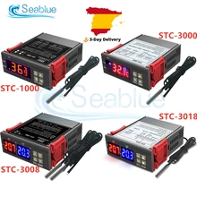 STC-1000 STC-3000 STC-3008 STC-3018 led digital controlador de temperatura termostato termorregulador incubadora 12v 24v 110v 220v