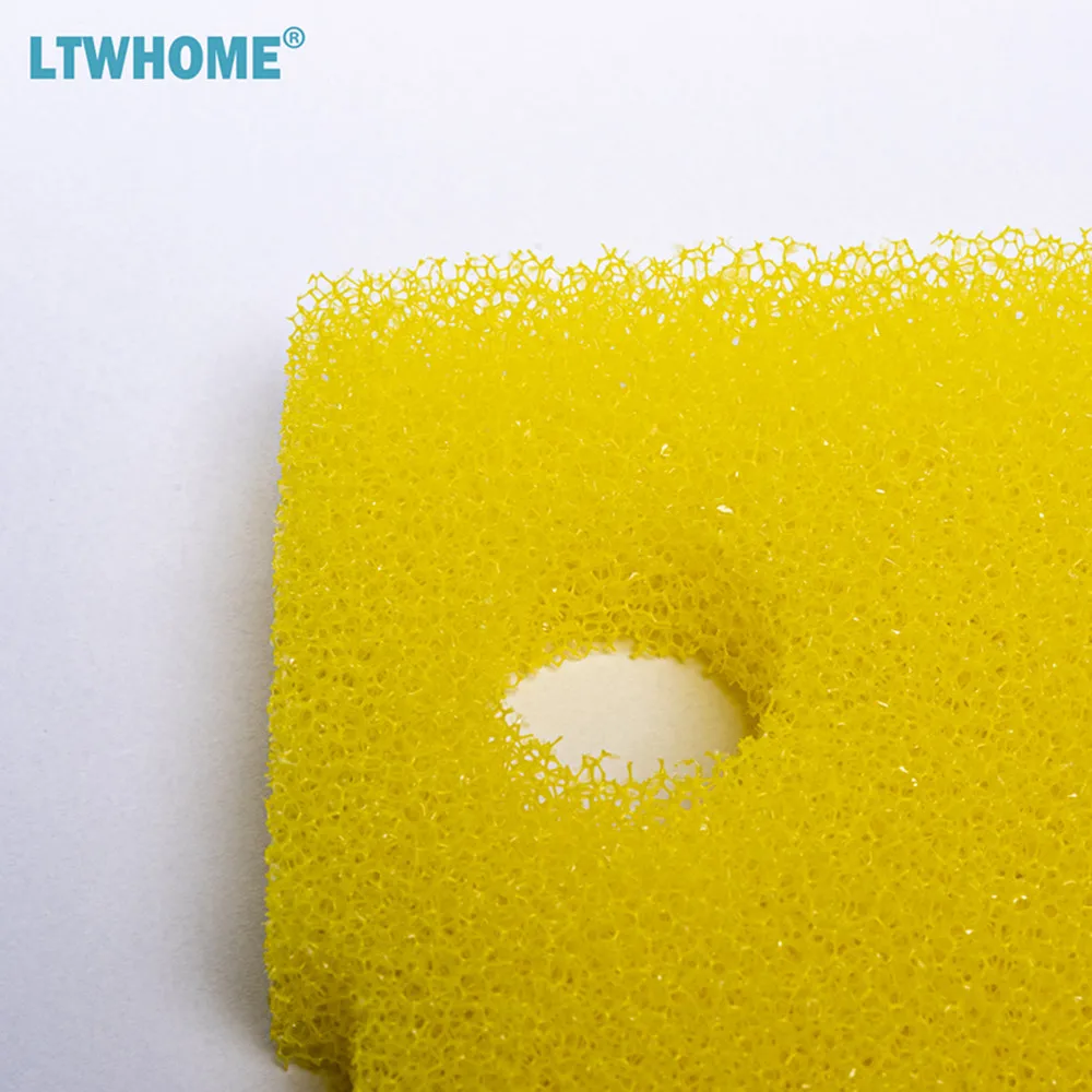 Pack of 18 LTWHOME Compatible Bio Sponge and Floss Pad Replacement for Cascade 1200/1500 GPH Aquarium Canister Filter