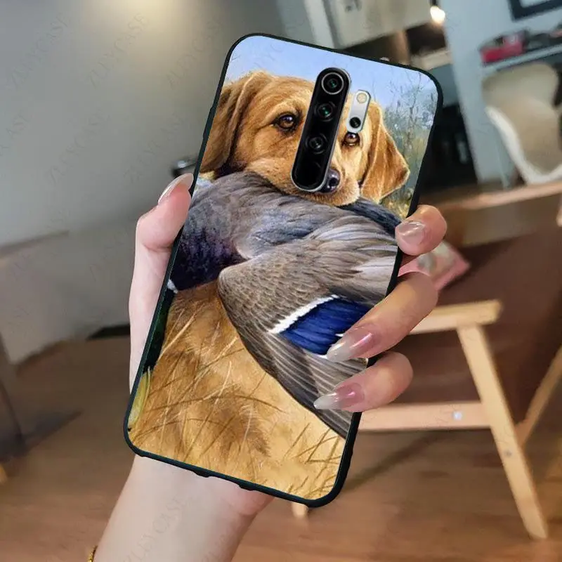 Hunting Dog Black Soft Shell Phone Cover for redmi note8pro note7 note5 note6pro 7A 8A 8 note9s Note 8t note9pro Coque Shell 