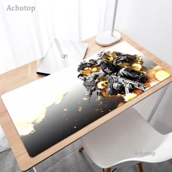 Mousepad grande xxl warzone, mouse pad para laptop, pc gamer, entalbook, computador, criativo, borracha, teclado para jogos, lol