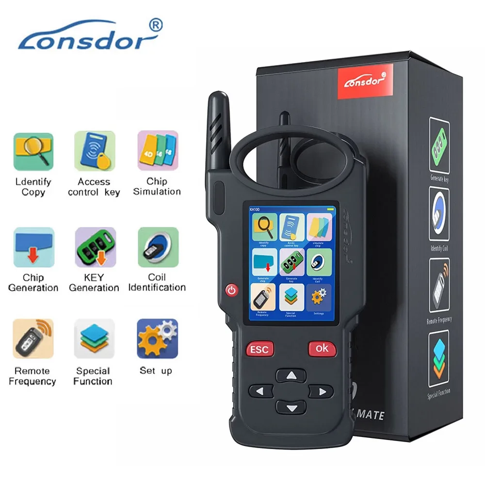 Lonsdor Kh100+ Remote Key Programmer Professional Identify Copy Chip