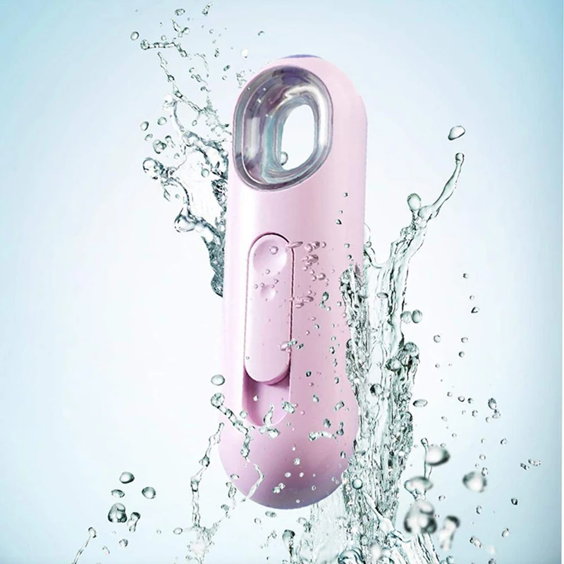 

Mini Nano Mister Spray Bottle Battery Operated Facial Steamer Moisturizing Ultrasonic Handheld Atomizer Portable Beauty Face