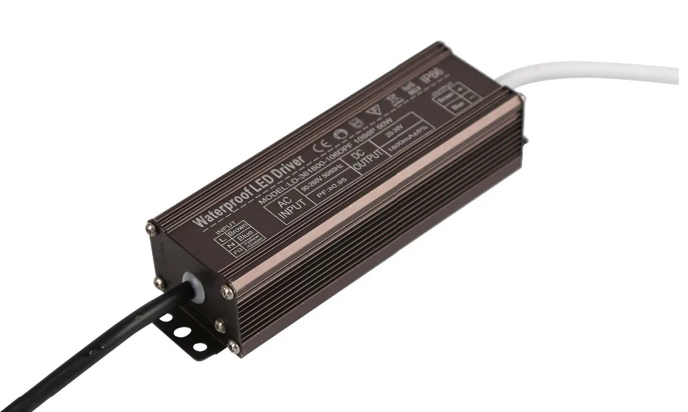 1pcs 10 Series 6 parallel 60w constant current 1800MA 1.8A  60w output High power supply driver DC 20-40V for 50 pcs lot new lm7171bim nopb lm7171bim sop8 ultra high speed high output current voltage feedback amplifier