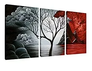 

Hua gu Wholesale Airbrushed Painting for Decoration Triple Abstract shu zhi hua Amazon Supply of Goods AliExpress Supply of Good