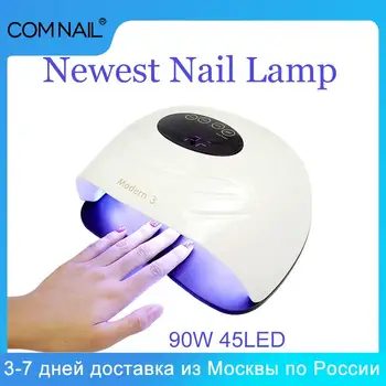 

UV LED lamp for nail dryer two-handed ice lamp manicure gel 45 LED nail polish nail lamp drying lamp 10/30/60/90s timer