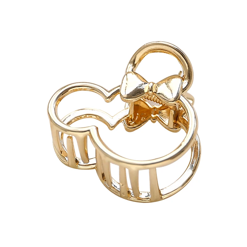 Fashionable Cartoon Womens Girls Hairpin Hairpin Circle Shape Hair Accessories Hairpin Little Mouse Head Jewelry Accessories