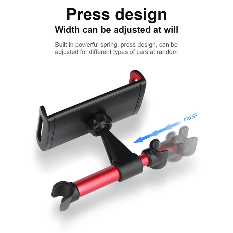 Вращающийся на 360 градусов Автомобильный подголовник на заднем сиденье держатель для "-11" телефона планшета