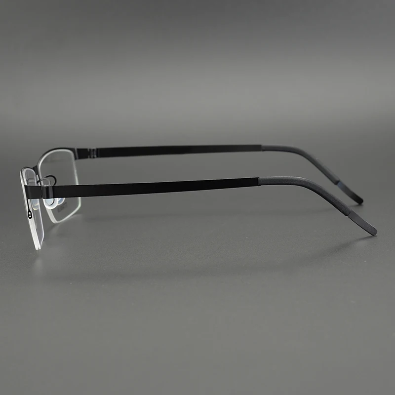 Дания бренд титановая оправа для очков Новинка модные полуоправы для очков мужские Оптические дизайнерские сверхлегкие оправы для очков