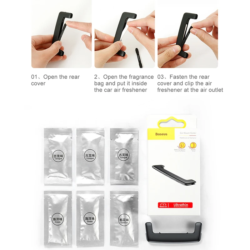 Автомобильный освежитель воздуха Baseus для авто воздуха|Освежитель воздуха| |
