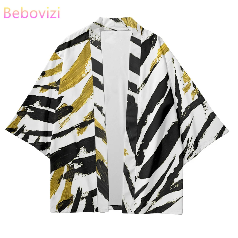 

Loose XXS-6XL 2021 New Fashion Beach Japanese Kimono Kimetsu No Yaiba Robe Cardigan Men Shirts Yukata Haori Women's Clothing