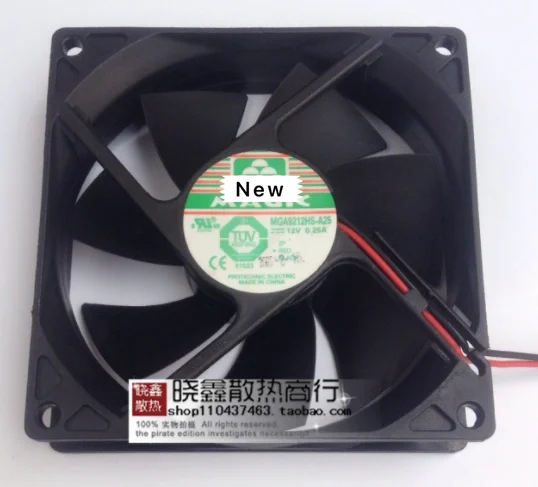 Для Emacro для MAGIC MGA9212HS A25 DC 12V 0.25A 2 проводной 92x92x25 мм вентилятор охлаждения