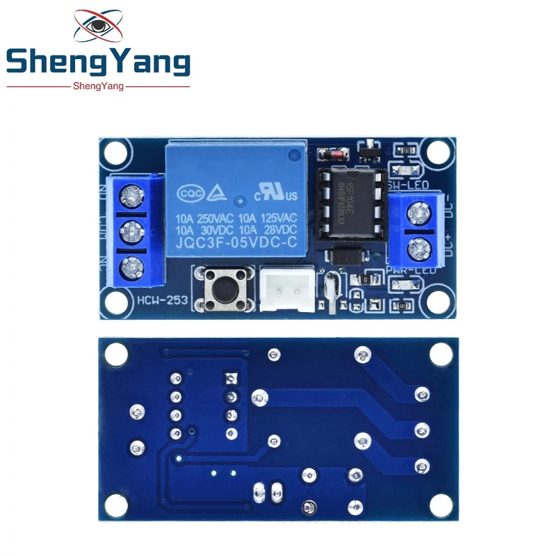 Bistabiler 5-V-12-V-Einzelknopf-Schalter Bistabiles Relais modul Auto-Modifikation schalter Ein-Knopf-Start-Stopp-Selbst verriegelung für Arduino – Detail 11