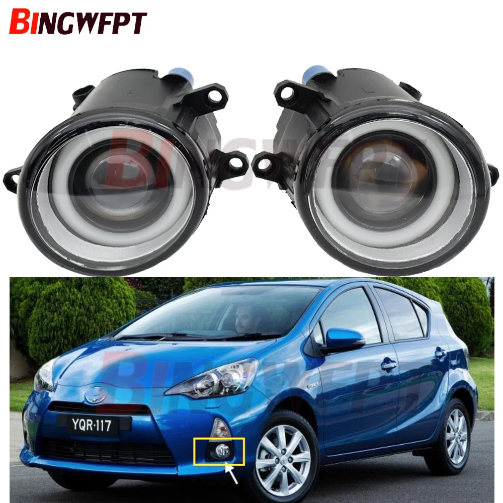 2 шт. для TOYOTA IST NCP 6 2004 2007 светодиодный противотуманный светильник Angel Eye с