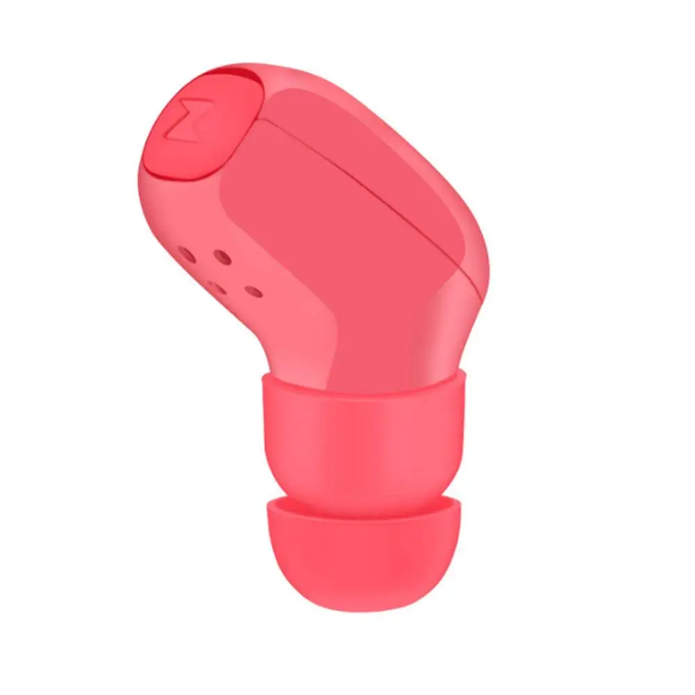 Мини IP68 водонепроницаемый плавательный Bluetooth наушники беспроводные, для спорта, бега музыка стерео наушник для дайвинга гарнитуры вкладыши - Цвет: red