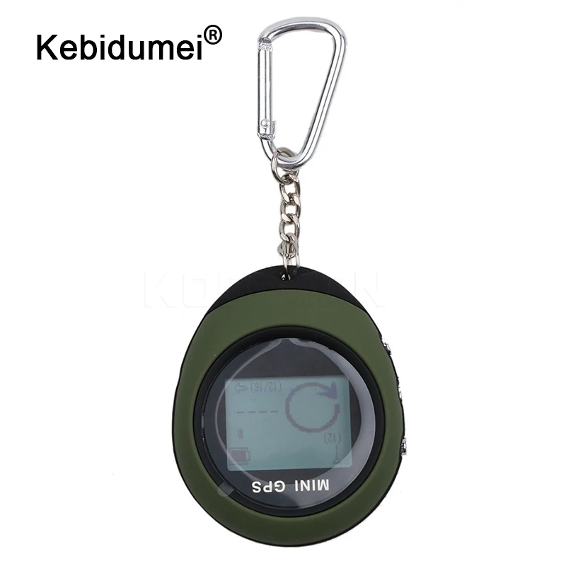 Kebidumei миниатюрный gps-навигатор Ручной USB Перезаряжаемый GPS отслеживание местоположения с компасом для активный отдых, путешествия, скалолазание