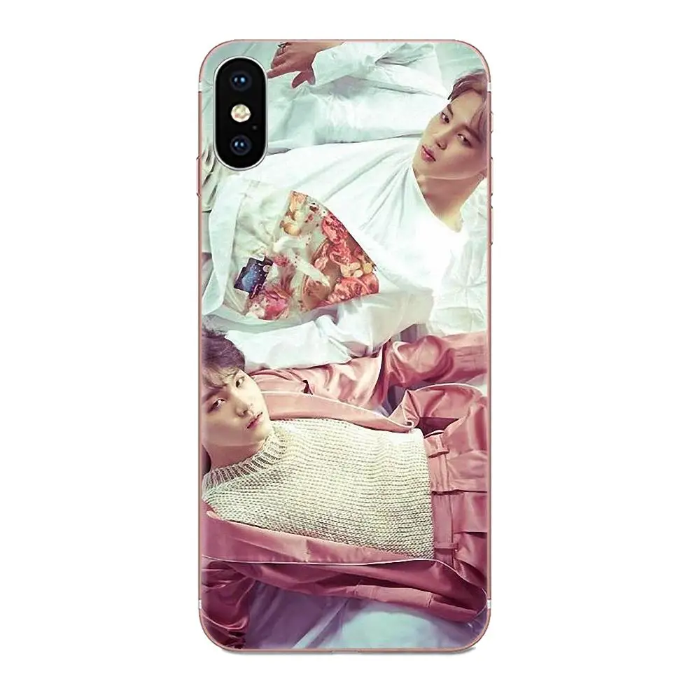 Jimin красивая мода для samsung Galaxy Note 5 8 9 S3 S4 S5 S6 S7 S8 S9 S10 5G mini Edge Plus Lite Skin Hybrid - Цвет: as picture