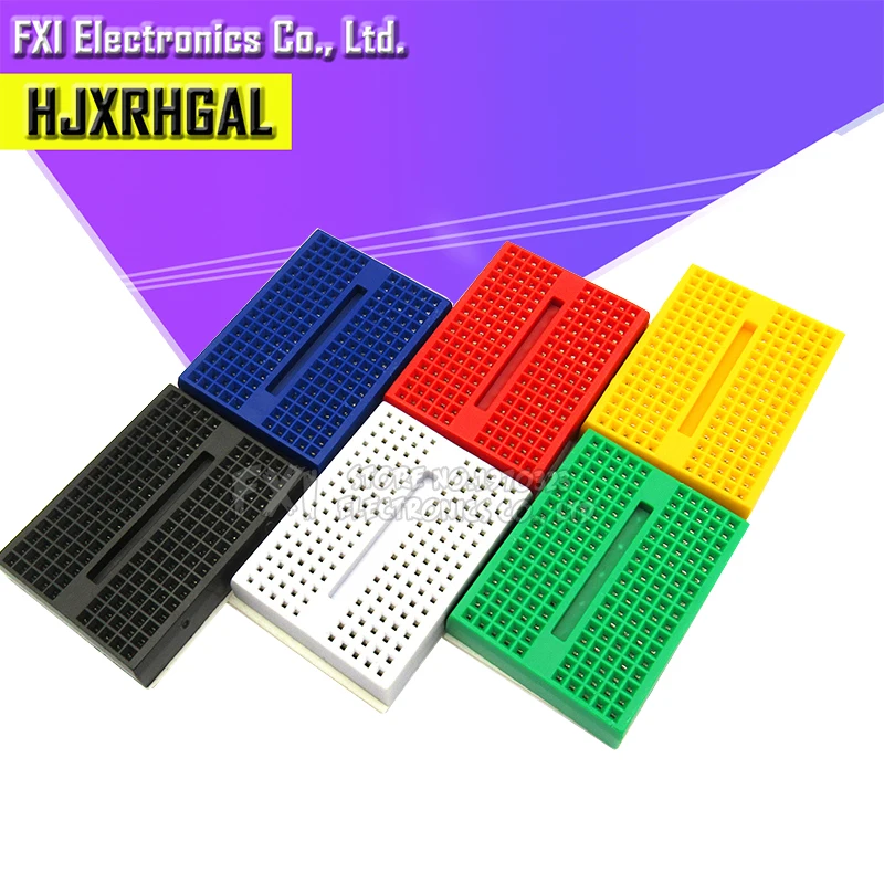 4 green 170 Tie-point Prototype Solderless PCB Breadboard electronic experiment