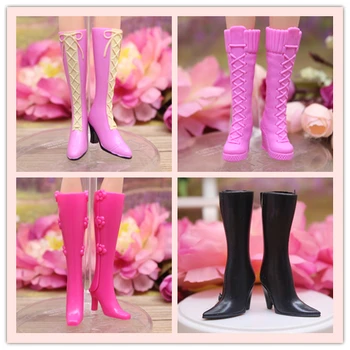 

1/6 Doll Shoes Mix style High Heels Sandals Boots Colorful Assorted Shoes Accessories For Barbie Doll Baby Xmas DIY Toy