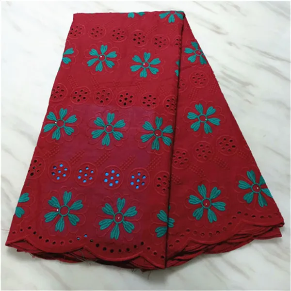 Швейцарская вуаль кружева в швейцарской последние tissu africain broderie хлопок кружева ткань из Дубая высокого качества кружева 5 ярдов/партия - Цвет: as picture