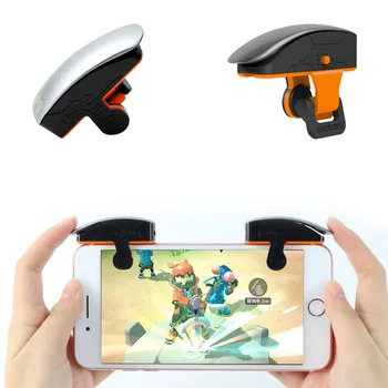 

Mobile Phone PUBG Controller For IOS Android Smartphone Capacitor Gamepad Joystick L1R1 Gaming Trigger For PUBG Game Pad