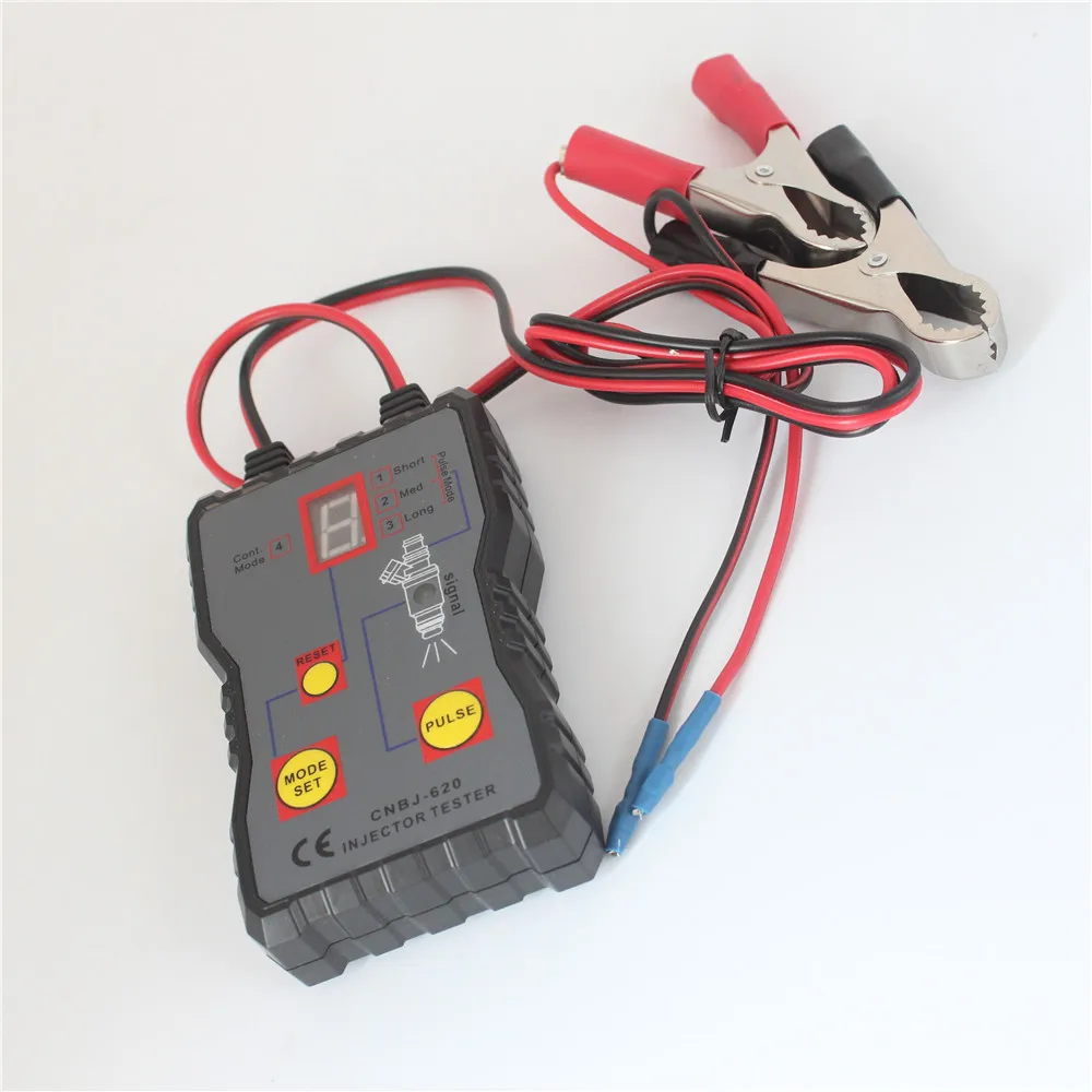 Fuel Pressure Tester Injector Tester Fuel Injector 4 Pluse Modes Powerful Pump System Diagnostics Analyzer CNBJ-620