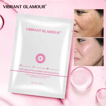 

VIBRANT GLAMOUR Argireline Anti-Aging Facial Mask Reduce Fine Lines Wrinkle Blemish Whitening Moisturizing Firming Skin Care