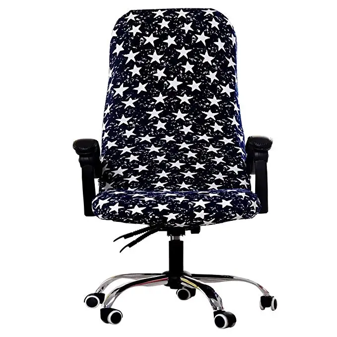 

Soft Rotating Office Computer Chair Cover Spandex Covers for Chairs Lycra Chair Stretch Case for Swivel Chair Armchair Work Seat