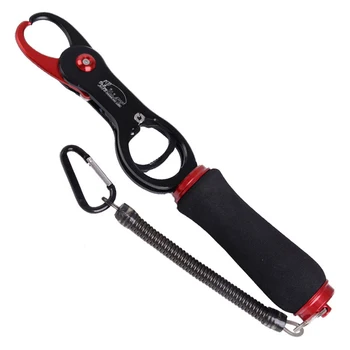 

New Fishing Grip Aluminum Fishing Lip Grip Fish Grabber Controller EVA Foam Handle Fishing Tool