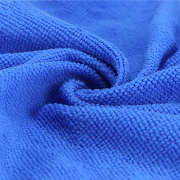 

10pcs Durable Micro Fiber Great Water Absorb Ability Car Cleaning Towels High Quality Blue Auto Micro Fiber Towels 25*25cm