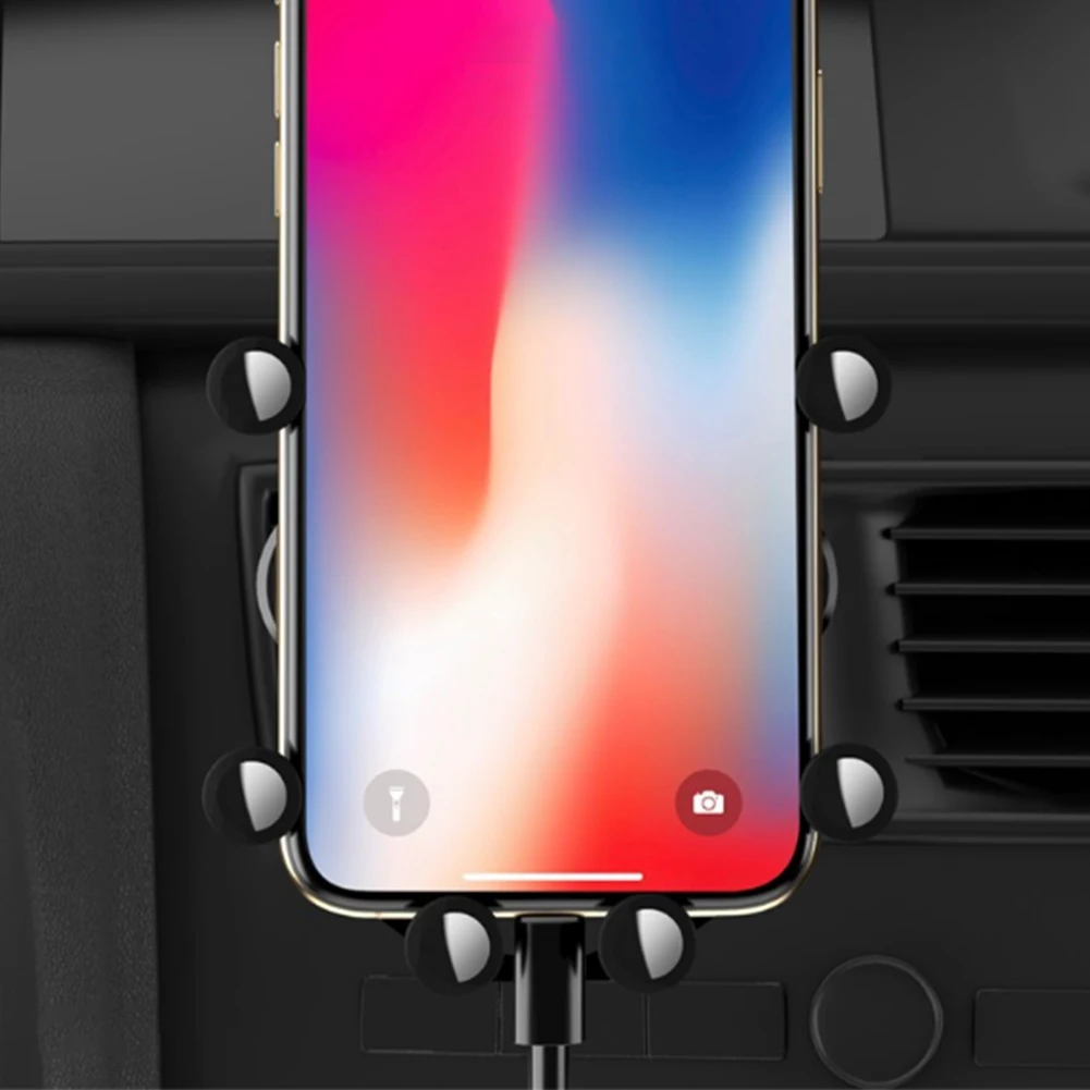 Гравитационный Автомобильный держатель для телефона для iPhone 11 Pro Max X XR XS складной держатель на вентиляционное отверстие автомобиля зажим подставка поддержка для samsung Note 10 huawei